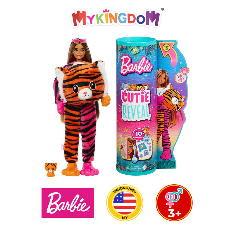 Búp bê Barbie Cutie Reveal - Tiger