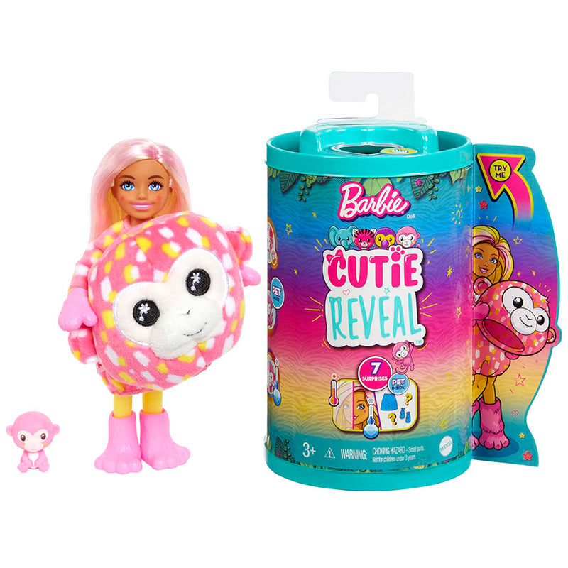 Búp Bê Chelsea Cutie Reveal -Baby Monkey Barbie Hkr12