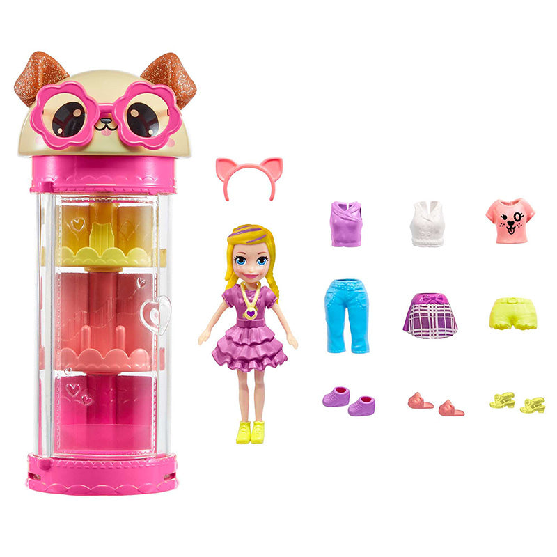 Polly Pocket's Fashion Rotating Cabinet - Polly Puppy POLLY POCKET HKW04