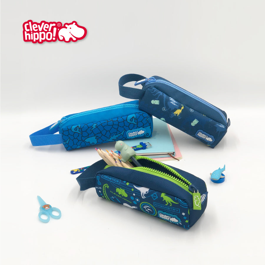 Bóp viết Classic - Shark Cage Xanh CLEVERHIPPO HS0109