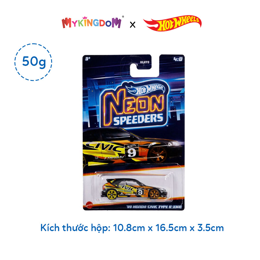 Siêu xe Neon Speeders - 99 HONDA CIVIC TYPE R HOT WHEELS HLH72