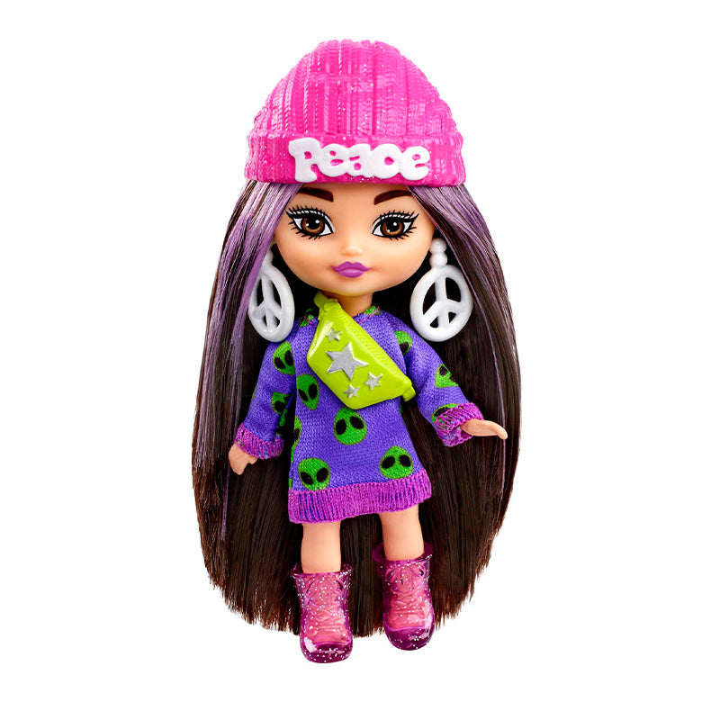 Búp bê Barbie Mini Mini Extra - AILEN PRINT HOODIE BARBIE HLN44