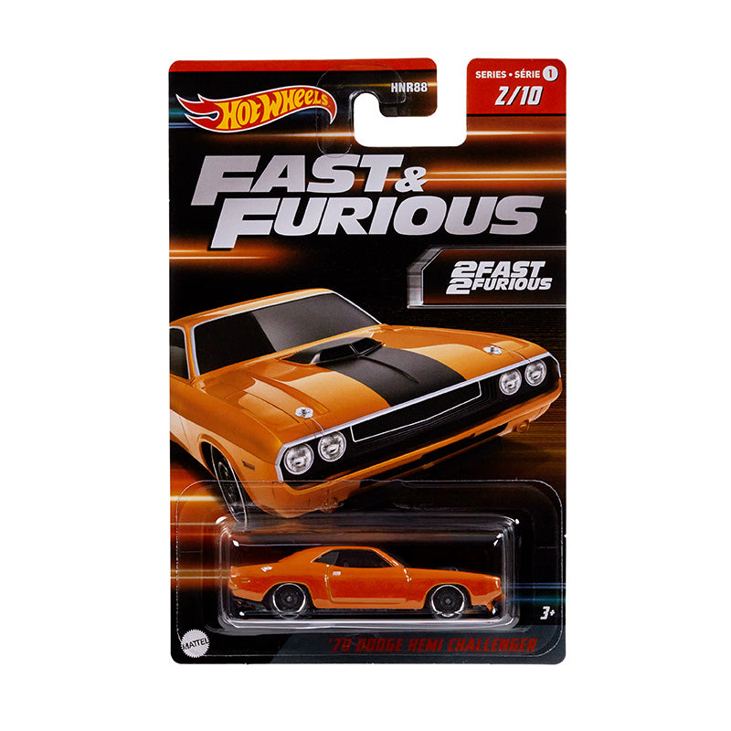 Siêu xe Fast & Furious 70 DODGE HEMI CHALLENGER HOT WHEELS HNR88