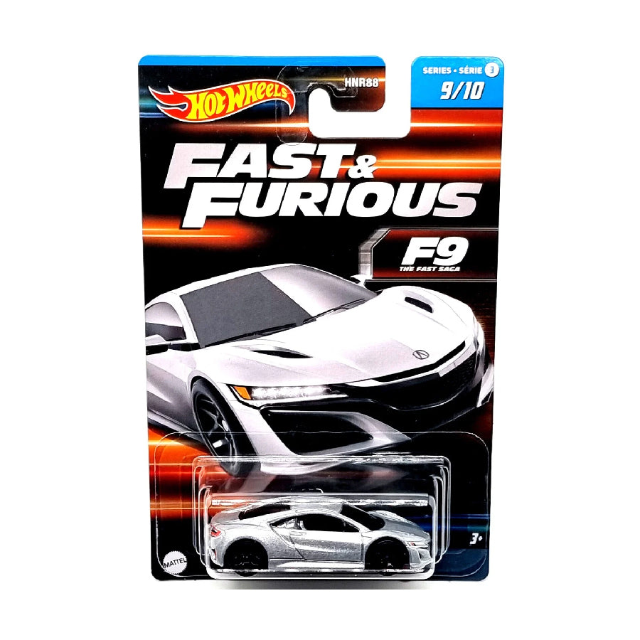 Supercar Fast &amp; Furious '17 ACURA NSX HOT WHEELS HNR88