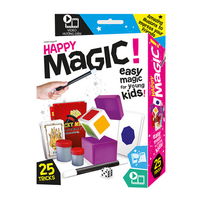 Bộ Happy Magic 25 trò ảo thuật nhà tiên tri tài ba Hanky Panky HP1943