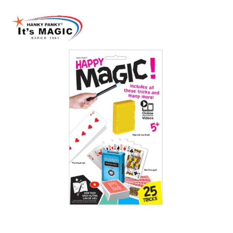 Bộ Happy Magic 25 trò ảo thuật cùng những lá bài bất ngờ