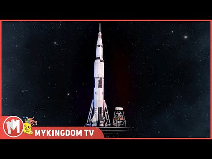 Xếp hình 3D NASA: Tên lửa vũ trụ Saturn V - Apollo