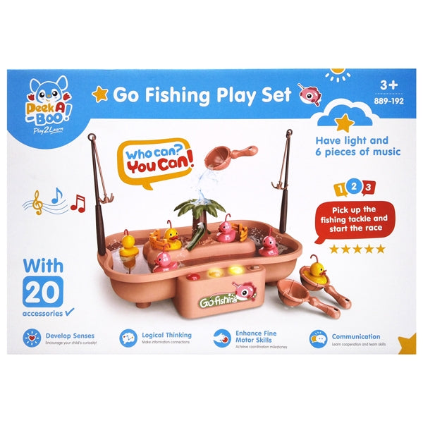 Bữa tiệc nhạc nước câu vịt - màu hồng PEEK A BOO 889-192