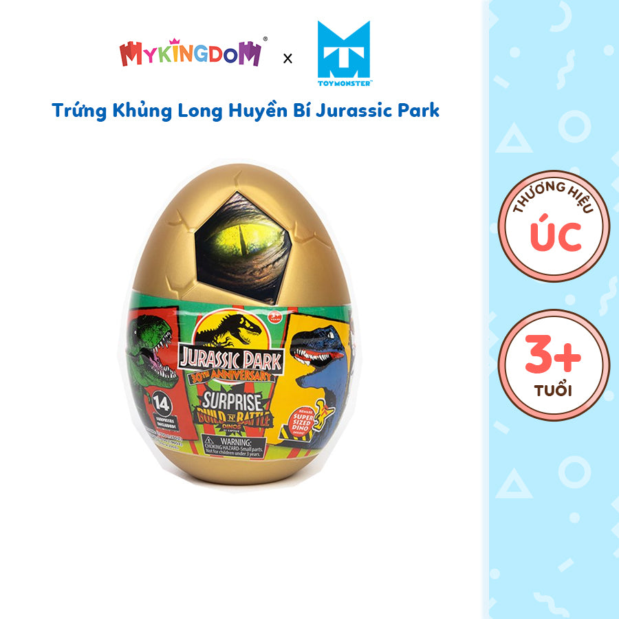 Trứng khủng long huyền bí Jurassic Park_kỉ niệm 30 năm TOY MONSTER JW-30th-SURP