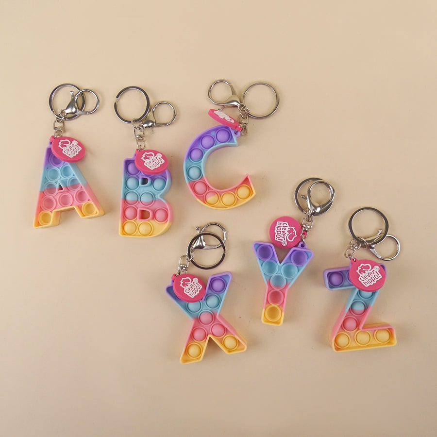 Móc khóa Pop It - Rainbow CLEVERHIPPO KC01