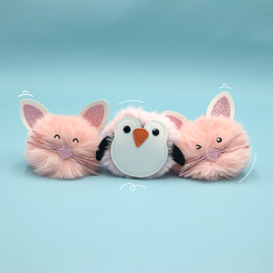 Móc khóa Pom Pom - Cutie buddies CLEVERHIPPO KCP2403