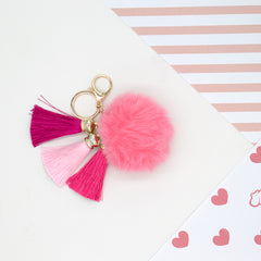 Móc khóa Pom Pom - Dreamy Girl CLEVER HIPPO KCP2404