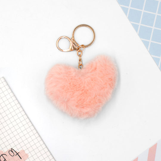 Móc khóa Pom Pom - Sweet Hearts CLEVER HIPPO KCP2406