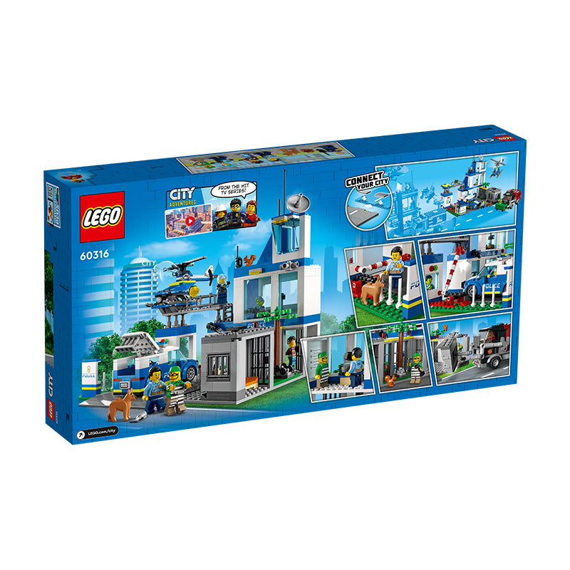 Đồ Chơi Lắp Ráp Trạm Cảnh Sát Thành Phố Lego City LEGO CITY 60316