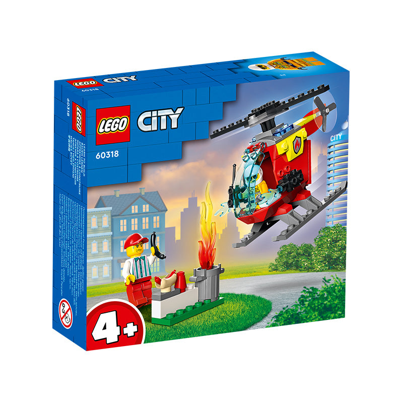 Đồ Chơi Lắp Ráp Trực Thăng Cứu Hỏa LEGO CITY 60318