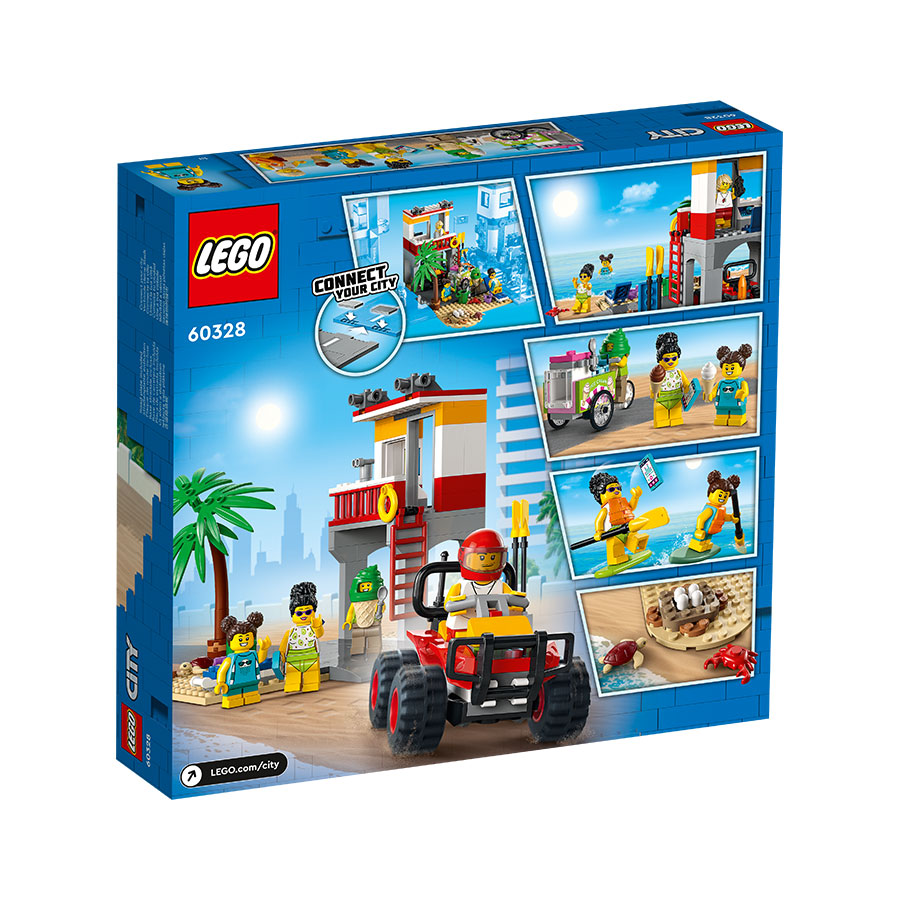 Đồ Chơi Lắp Ráp Trạm Cứu Hộ Biển LEGO CITY 60328