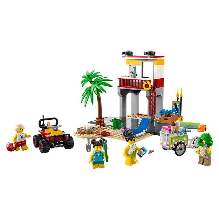 Đồ Chơi Lắp Ráp Trạm Cứu Hộ Biển LEGO CITY 60328
