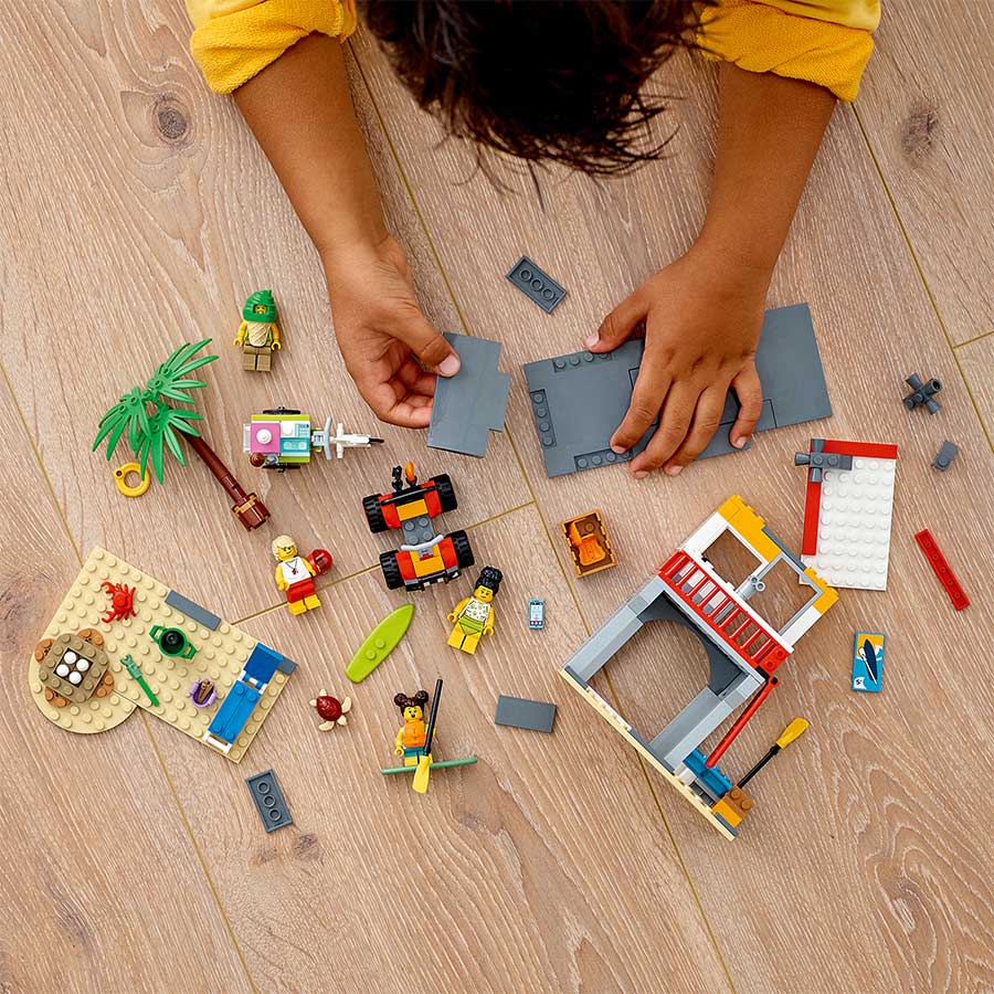 Đồ Chơi Lắp Ráp Trạm Cứu Hộ Biển LEGO CITY 60328