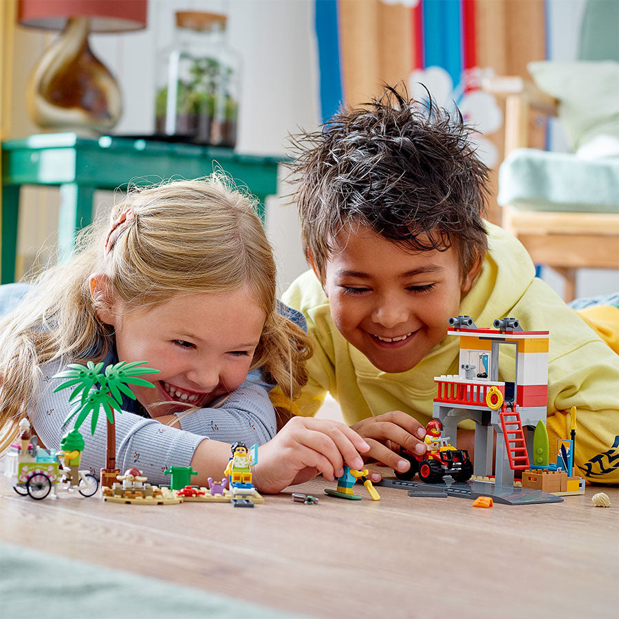 Đồ Chơi Lắp Ráp Trạm Cứu Hộ Biển LEGO CITY 60328