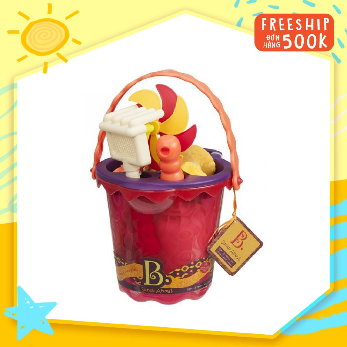 Bộ Đồ Chơi Cát Mùa Hè Và Xe Ben B.Brand Bx1331z