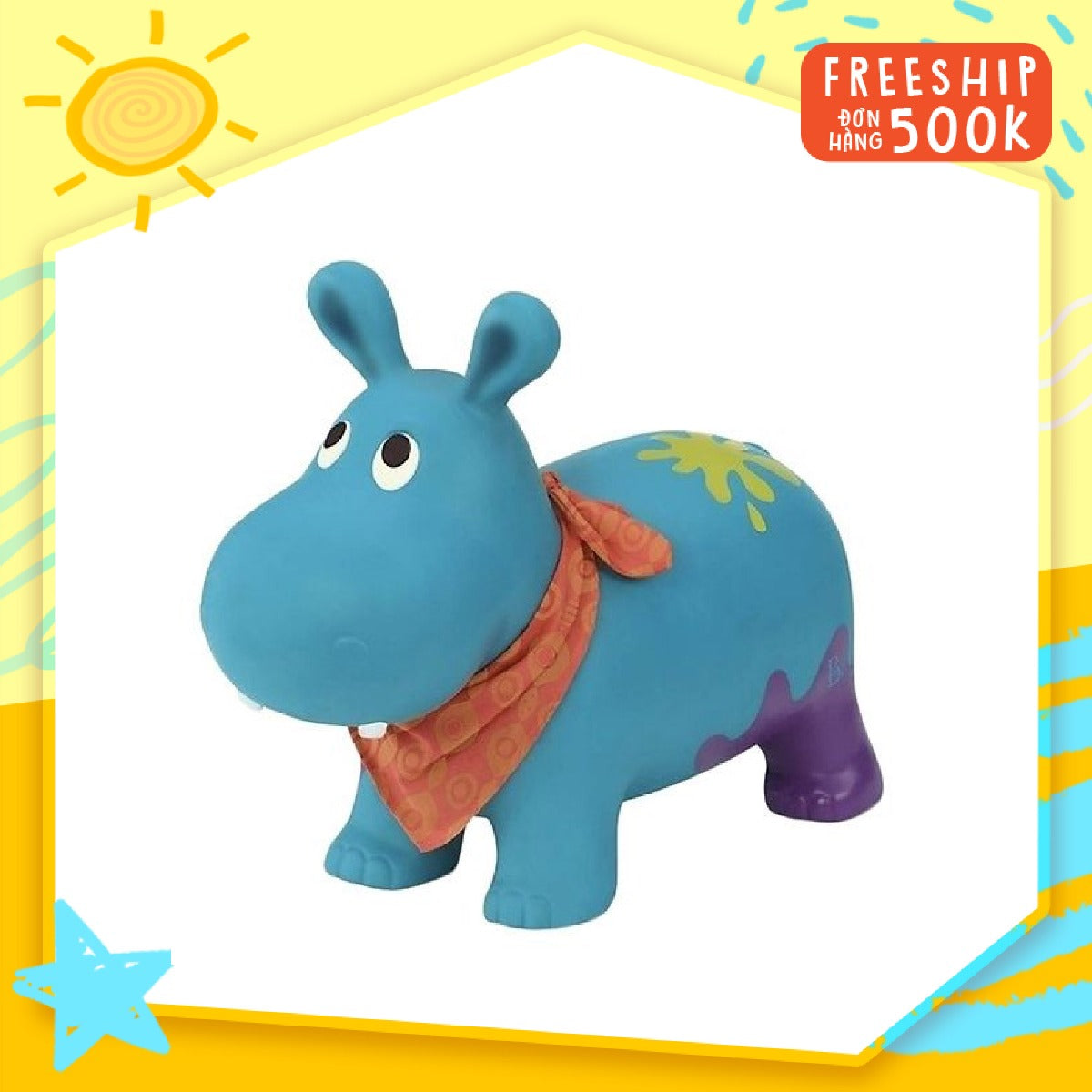 Đồ Chơi Thú Nhún - Hà Mã Đáng Yêu B.BRAND BX1505Z
