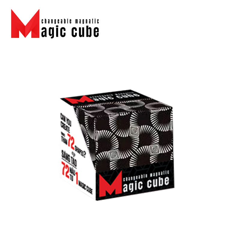 Khối lập phương ma thuật Magic Cube Họa Tiết Trắng Đen