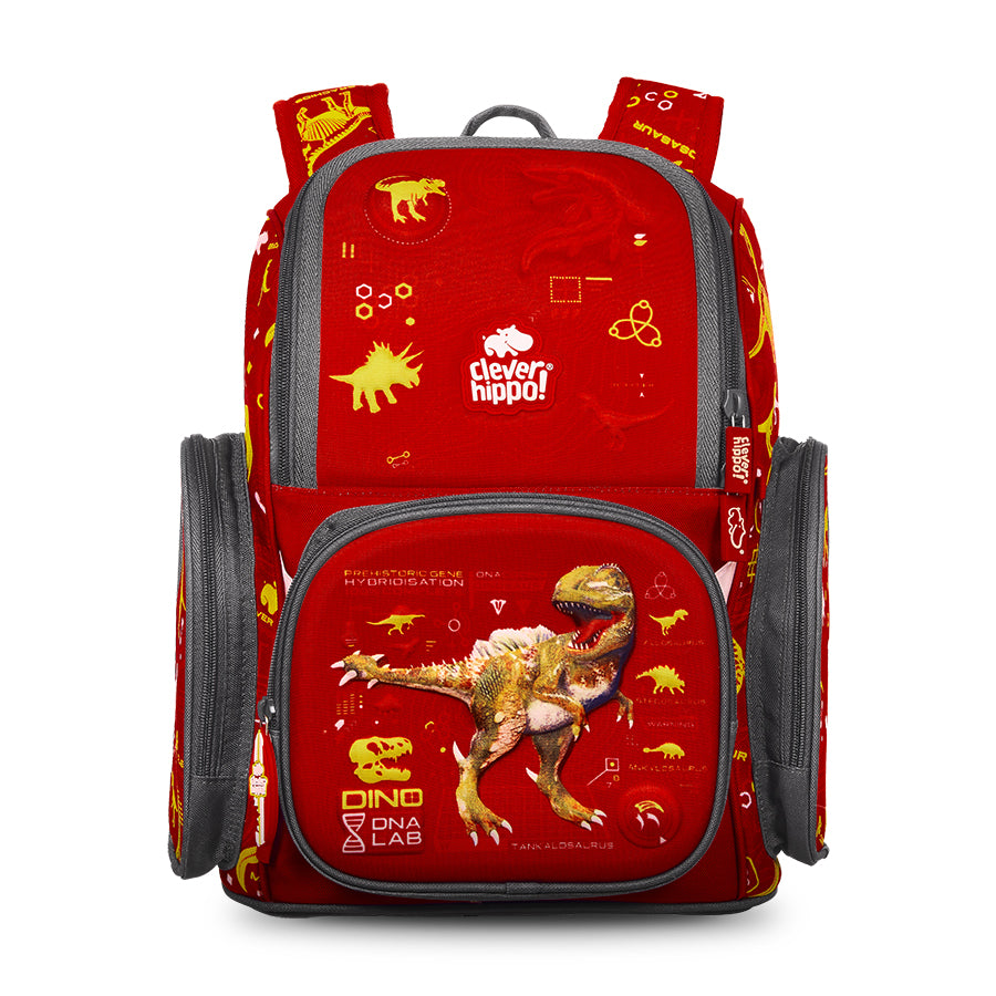Ba Lô Fancy - Khủng Long Chúa Tể Đỏ CLEVER HIPPO BD1107