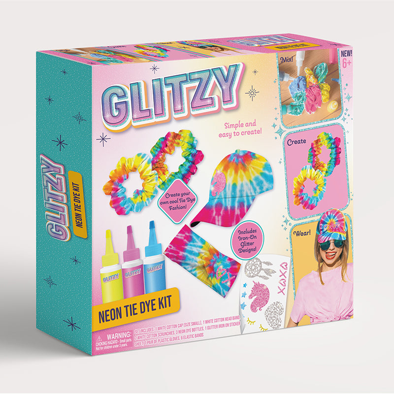 Bộ dụng cụ màu trang trí Glitzy Neon
