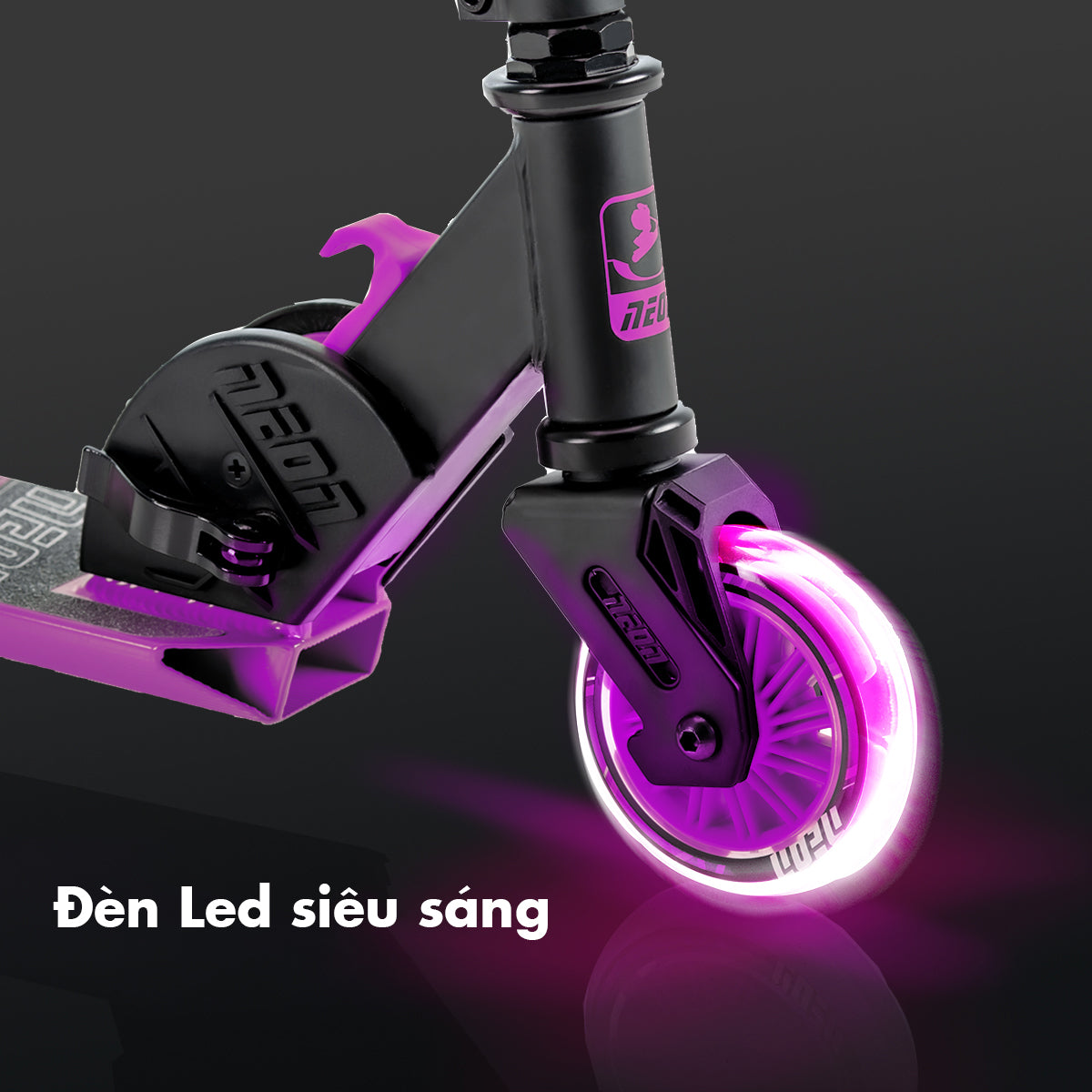 Xe Scooter 2 bánh Neon Vector Yvolution NT05P2 hồng