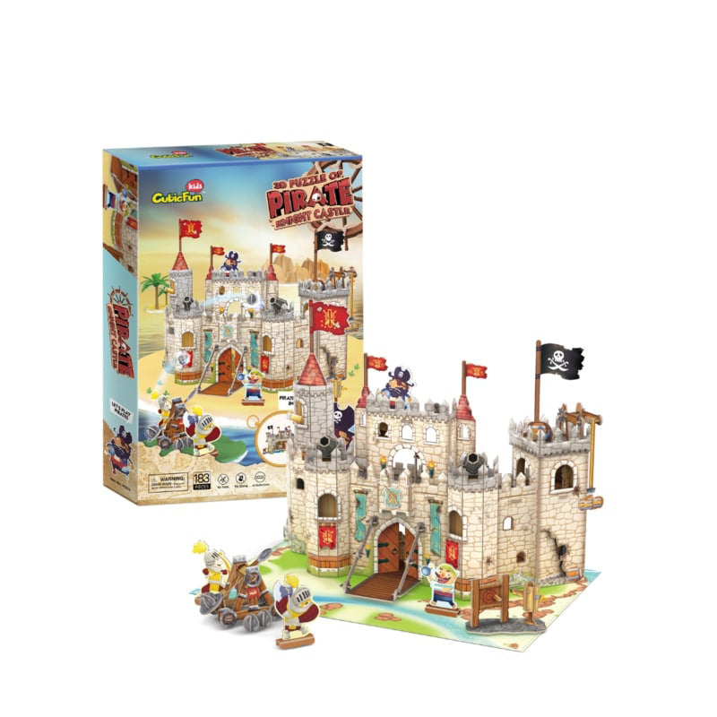 Đồ Chơi Trẻ Em Xếp Hình 3d: Lâu Đài Hải Tặc Puzzles P833h