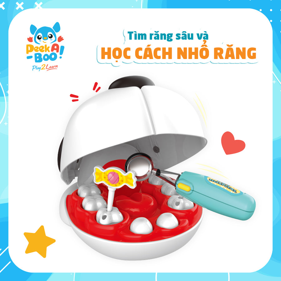 Đồ chơi nha sĩ thú cưng PEEK A BOO PAB010