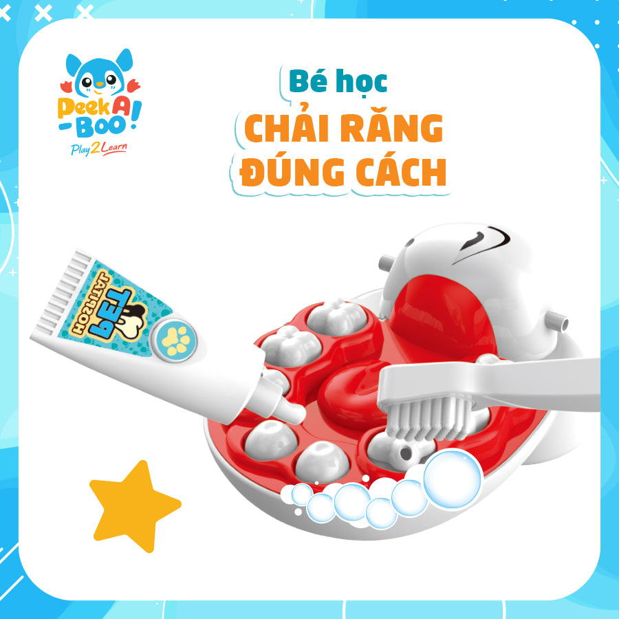 Đồ chơi nha sĩ thú cưng PEEK A BOO PAB010