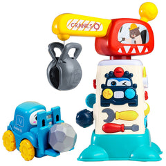 Đồ chơi tháp cần cẩu đa năng cho bé PEEK A BOO PAB013