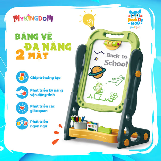 Đồ chơi trẻ em: Bảng vẽ đa năng PAB034 Xanh GROWN UP PAB034