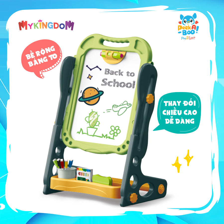 Đồ chơi trẻ em: Bảng vẽ đa năng PAB034 Xanh GROWN UP PAB034