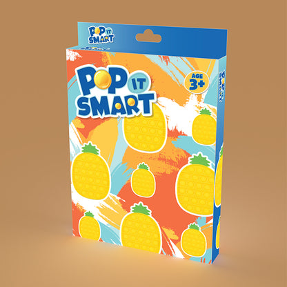 Đồ chơi Pop It Smart hình quả dứa màu vàng POP IT SMART POP01