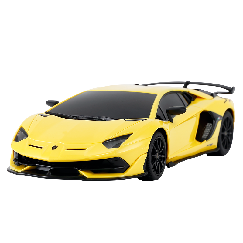 Xe điều khiển 1:24 Lamborghini Aventador SVJ màu Vàng RASTAR R96100