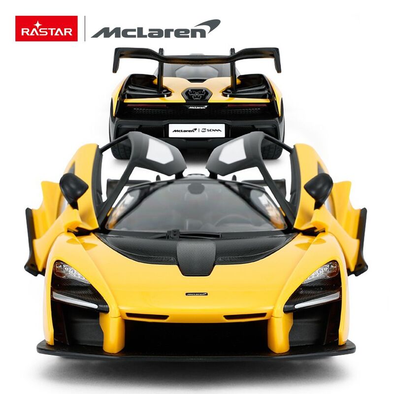 R/C 1:14 McLaren Senna car with doors open in RASTAR R96600 Yellow