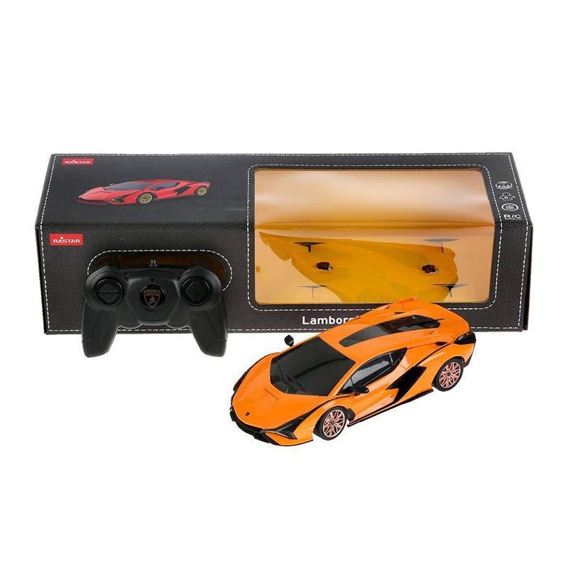 Xe R/C 1:24 Rastar Lamborghini Sian Màu Cam Rastar R97800