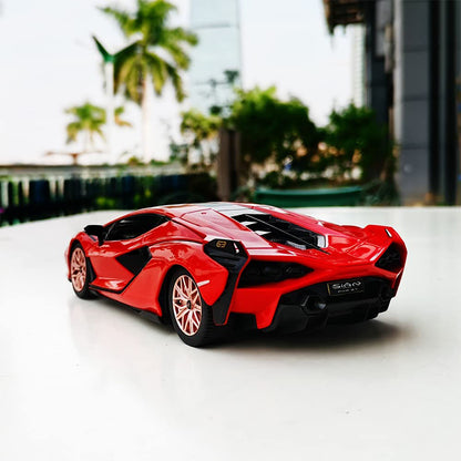 Xe R-C 1:24 Rastar Lamborghini Sian màu Đỏ
