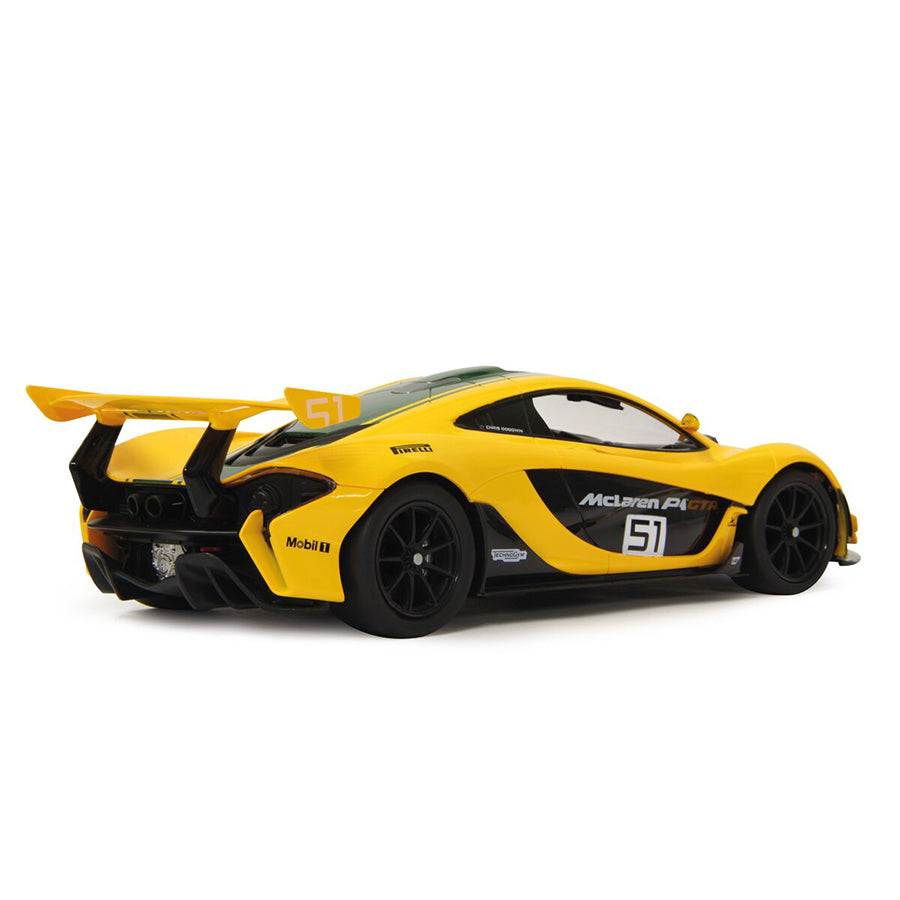 Xe điều khiển 1:14 McLaren P1 GTR màu vàng RASTAR R75000
