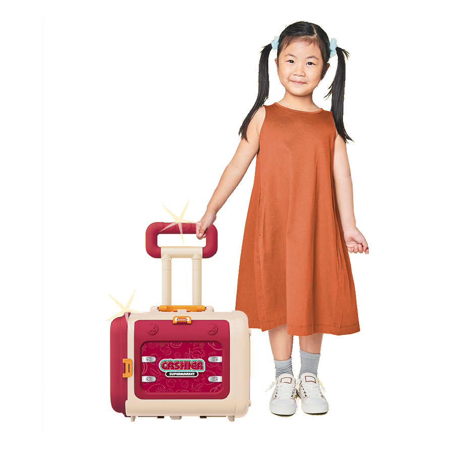 Bộ vali siêu thị 3 trong 1 46 chi tiết SWEET HEART SH0010