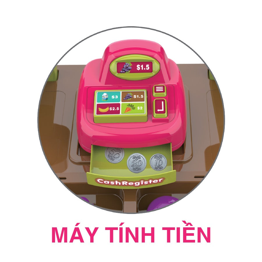 Bộ Quầy Siêu Thị Di Động Hiện Đại Sweet Heart Sh661-515