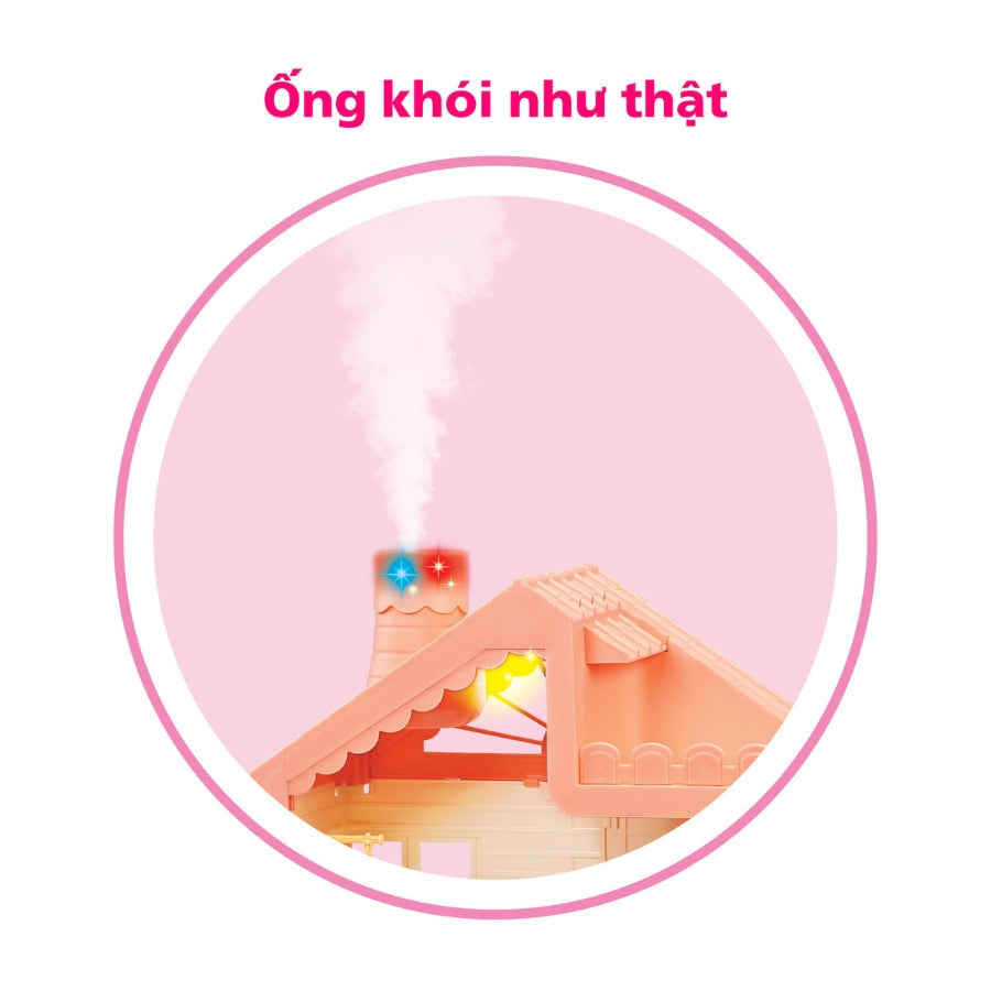 Giant Dollhouse Set with Chimney SWEET HEART SH668-39A