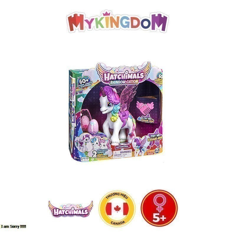 Kỳ lân thần tiên Hatchicorn HATCHIMALS 6064458