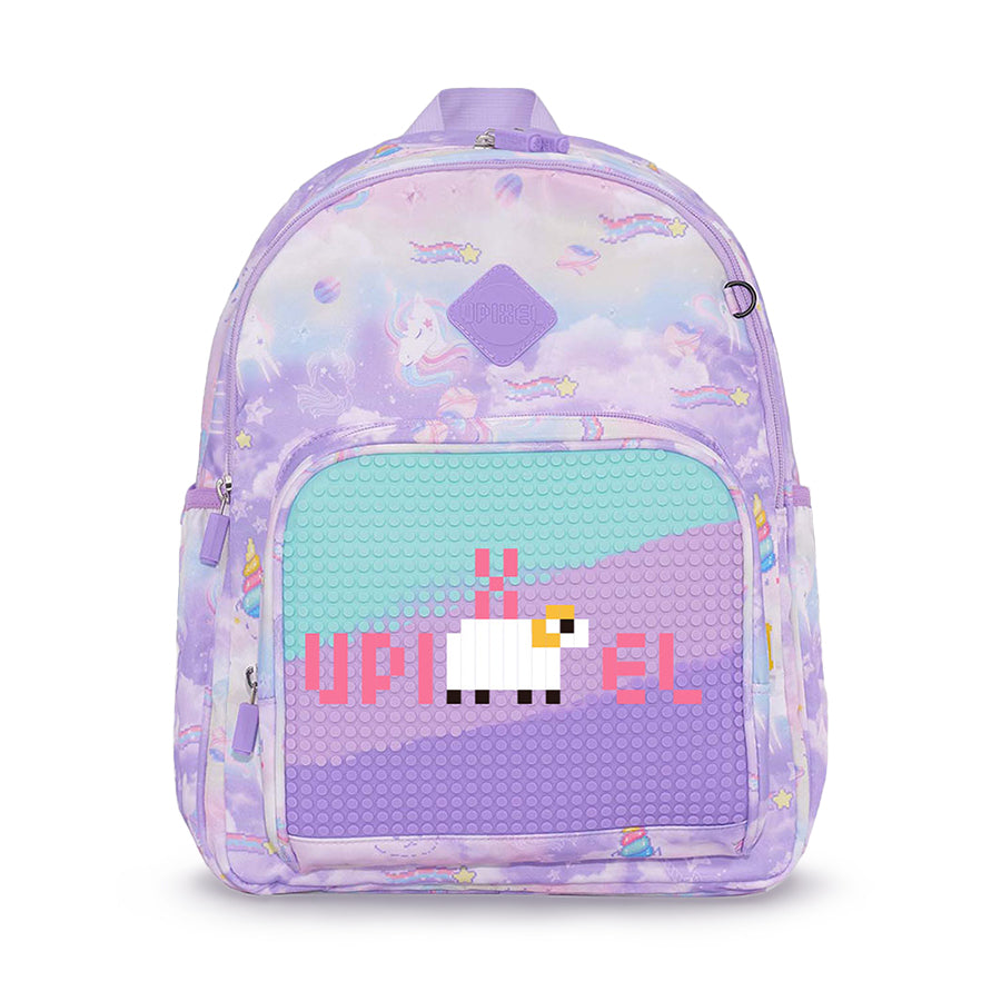 Balo Đi Học, Đi Chơi Upixel - Futuristic Kids Tím Violet U21-001