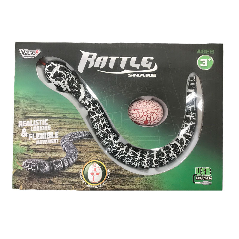 Đồ Chơi Robot Rắn Chuông Sát Thủ Điều Khiển Từ Xa Đen Vecto Vt9909