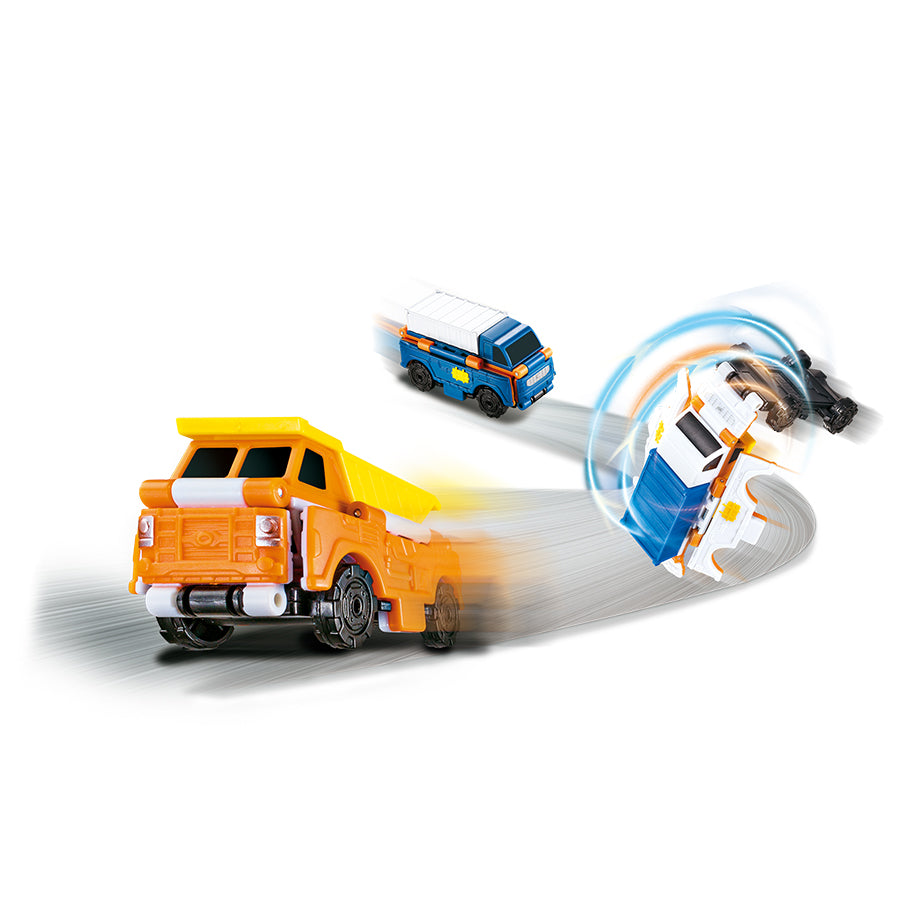Transracers – Xe chở hàng biến hình thành xe tải