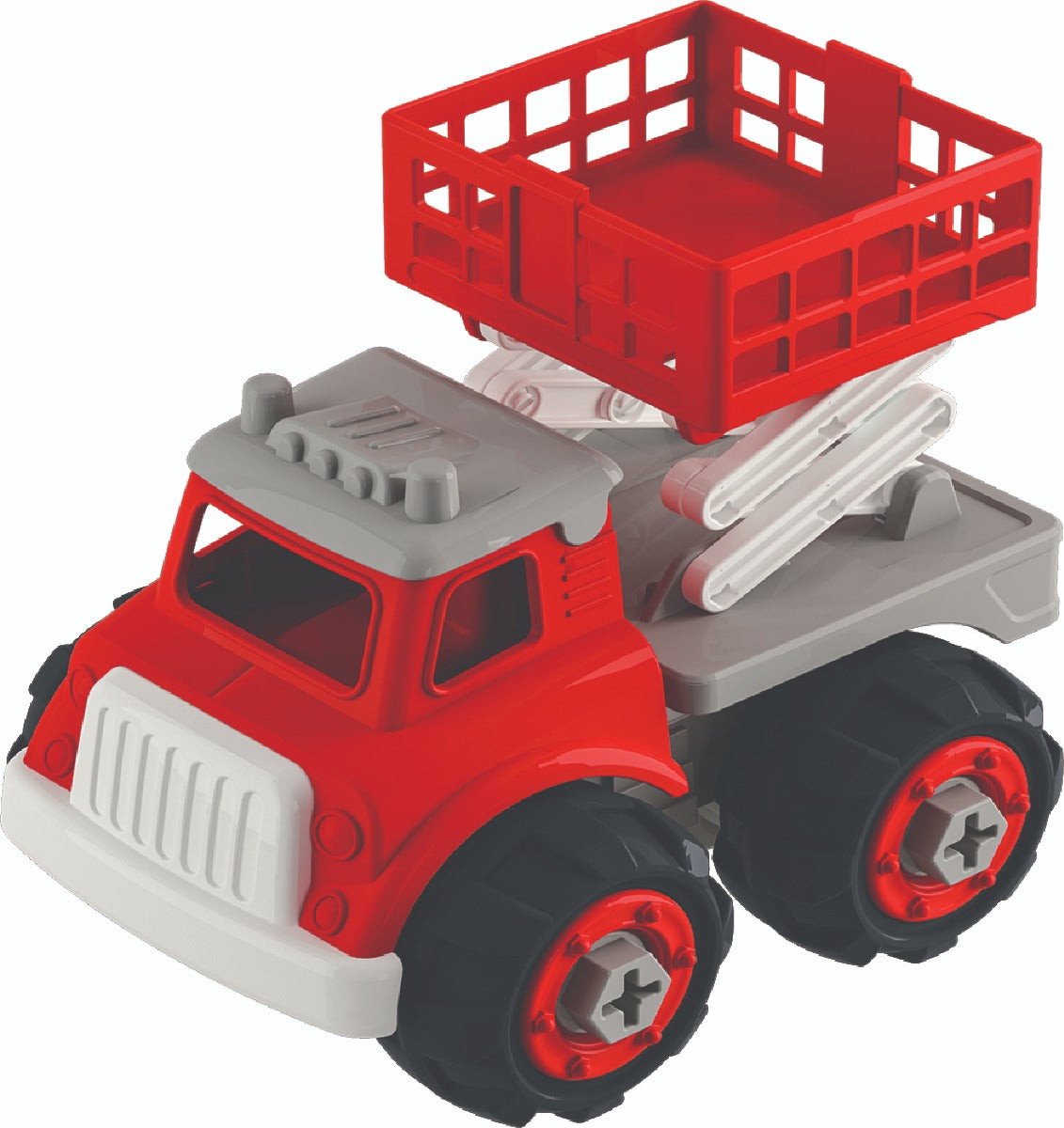 Đồ Chơi Lắp Ráp Vecto DIY - Xe Cứu Hỏa Nâng VECTO VT1065