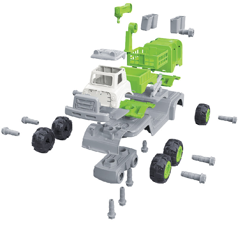 Bộ đồ chơi lắp ráp Vecto DIY 3 trong 1 - Dòng xe vệ sinh VECTO VT2019